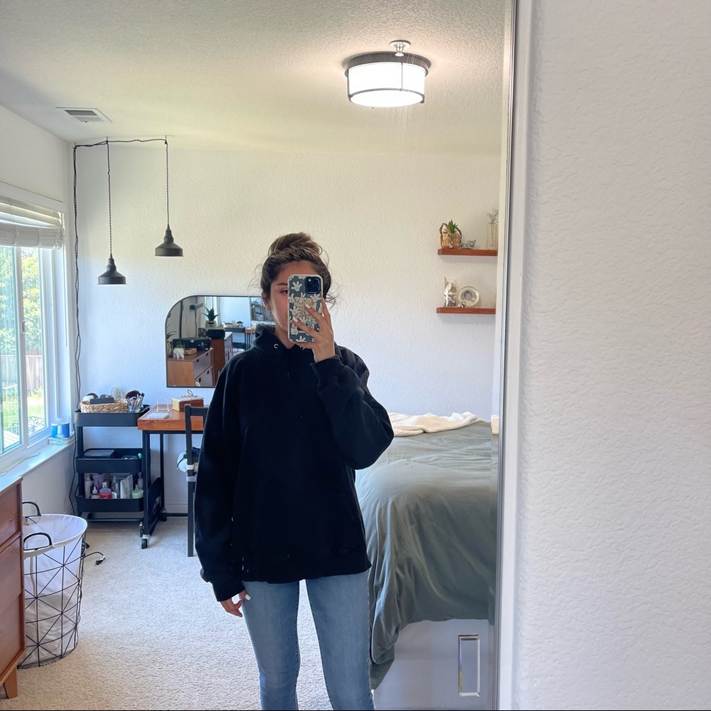 Black hoodie